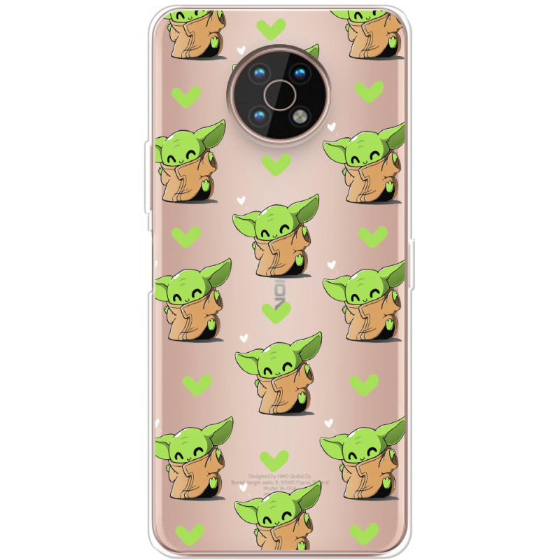 Прозрачный чехол BoxFace Nokia G50 Pattern Baby Yoda