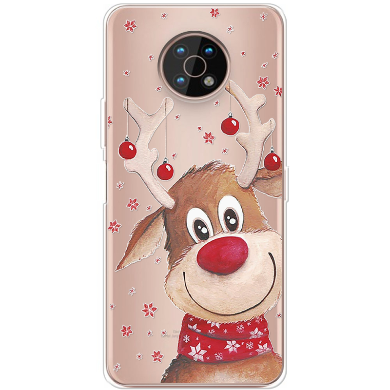 Прозрачный чехол BoxFace Nokia G50 Winter Deer