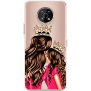 Прозрачный чехол BoxFace Nokia G50 Queen and Princess