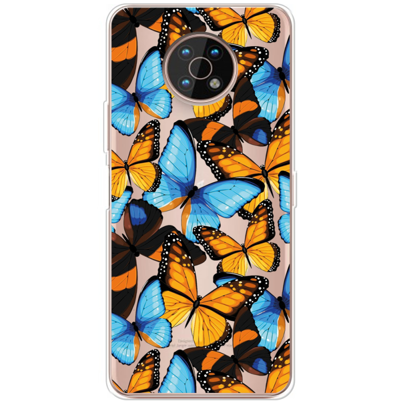 Прозрачный чехол BoxFace Nokia G50 Butterfly Morpho