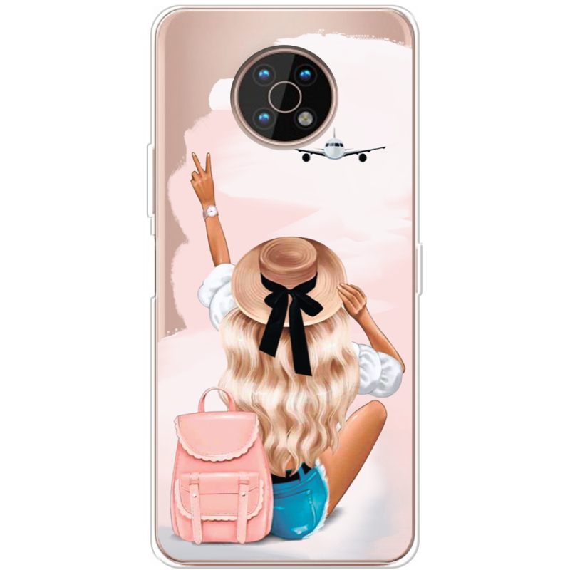 Прозрачный чехол BoxFace Nokia G50 Travel Girl