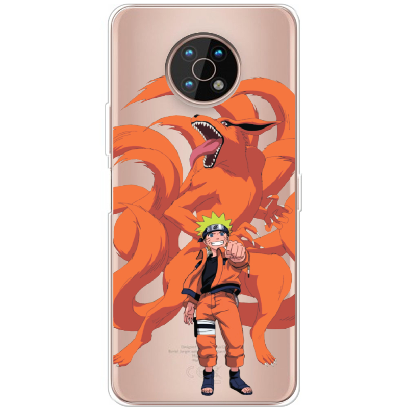 Прозрачный чехол BoxFace Nokia G50 Naruto and Kurama