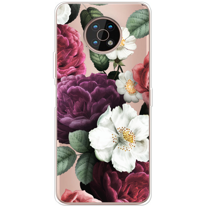 Прозрачный чехол BoxFace Nokia G50 Floral Dark Dreams