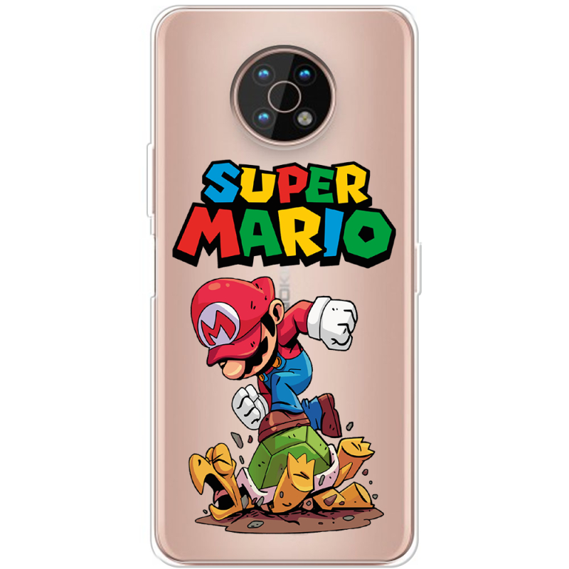 Прозрачный чехол BoxFace Nokia G50 Super Mario