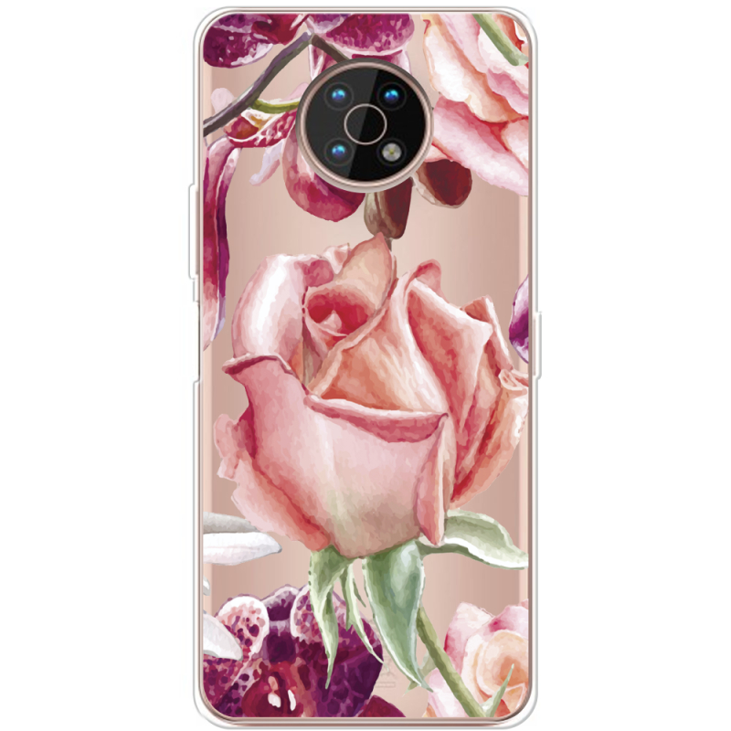 Прозрачный чехол BoxFace Nokia G50 Rose