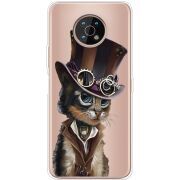 Прозрачный чехол BoxFace Nokia G50 Steampunk Cat