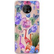 Прозрачный чехол BoxFace Nokia G50 Flamingo