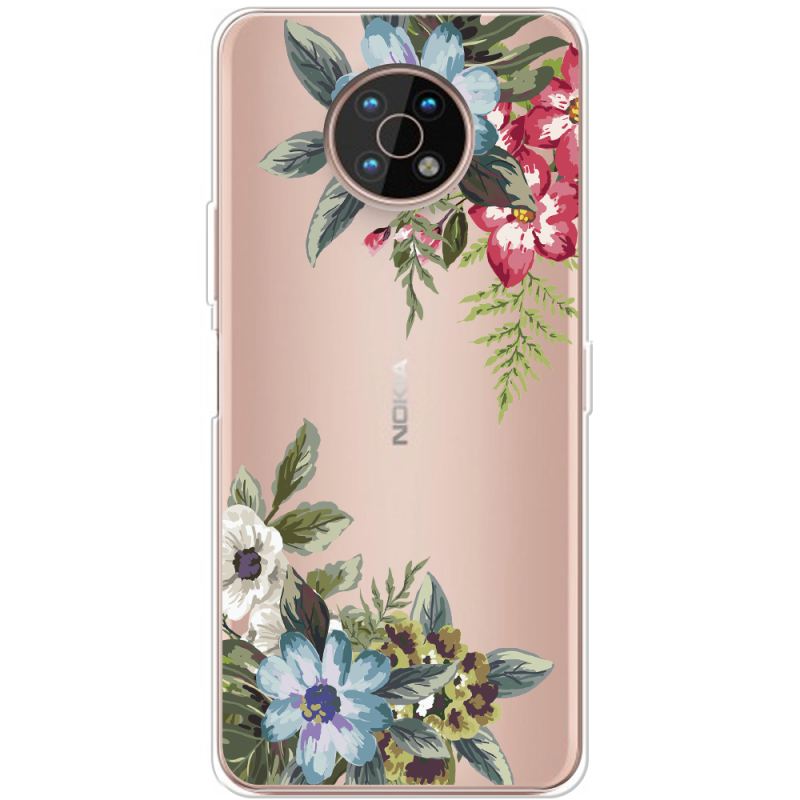 Прозрачный чехол BoxFace Nokia G50 Floral