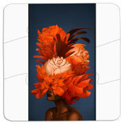 Магнитные фотопазлы 90 на 90 Exquisite Orange Flowers