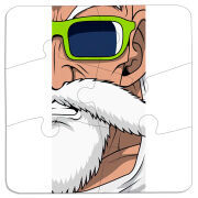 Магнитные фотопазлы 90 на 90 Master Roshi