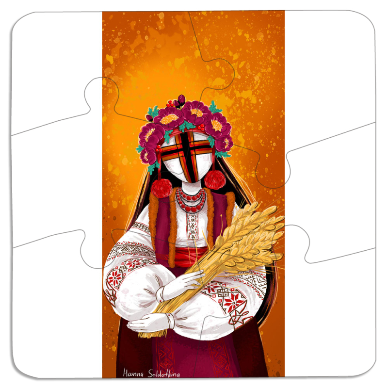 Магнитные фотопазлы 90 на 90 Motanka by H Soldatkina