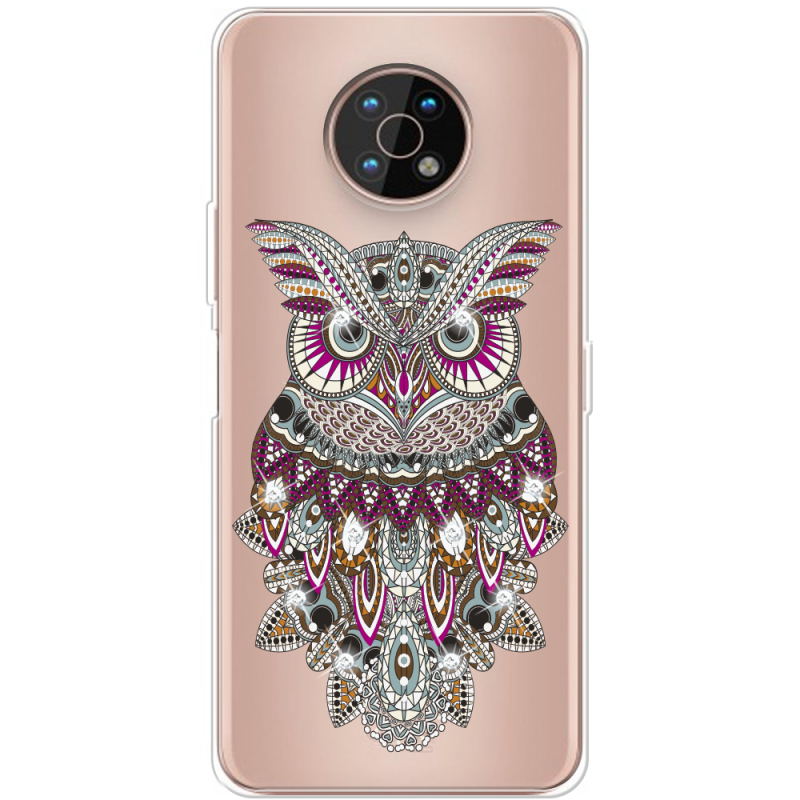 Чехол со стразами Nokia G50 Owl