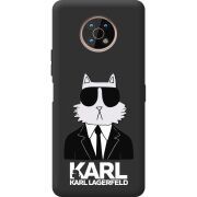 Черный чехол BoxFace Nokia G50 Cat in Black