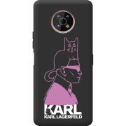 Черный чехол BoxFace Nokia G50 Pink Karl