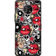 Черный чехол BoxFace Nokia G50 Rock Graffiti