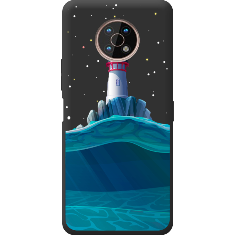 Черный чехол BoxFace Nokia G50 Lighthouse