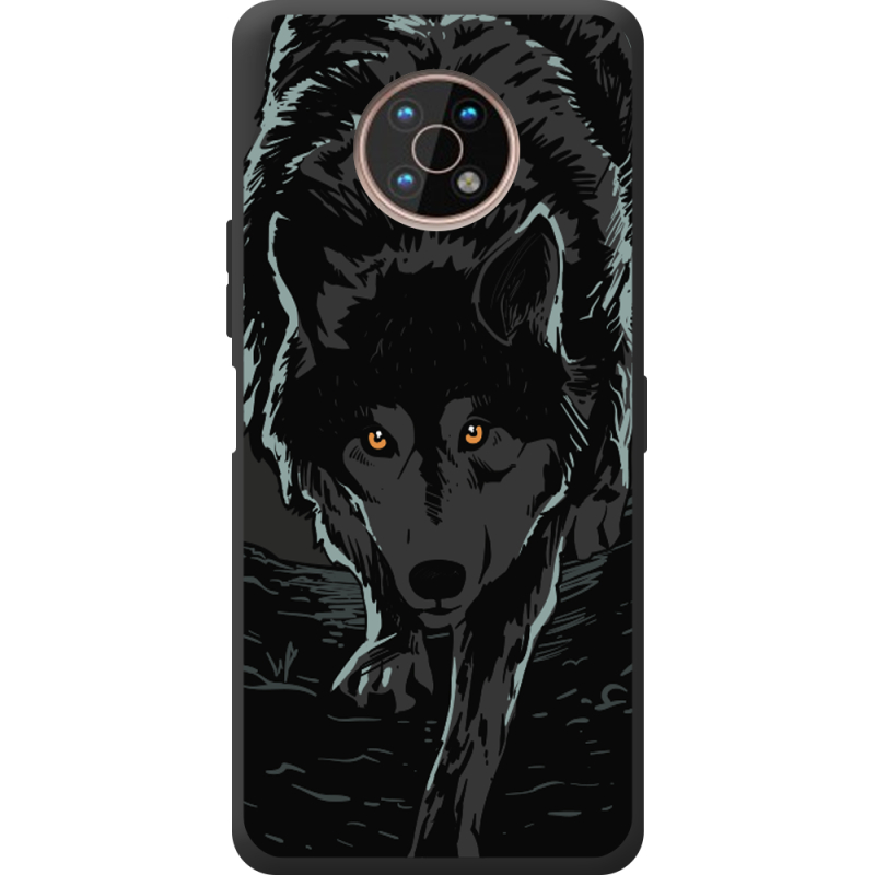 Черный чехол BoxFace Nokia G50 Wolf