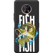 Черный чехол BoxFace Nokia G50 Fish