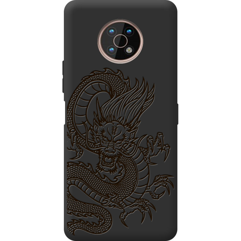 Черный чехол BoxFace Nokia G50 Chinese Dragon