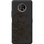 Черный чехол BoxFace Nokia G50 Chinese Dragon