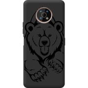 Черный чехол BoxFace Nokia G50 Grizzly Bear