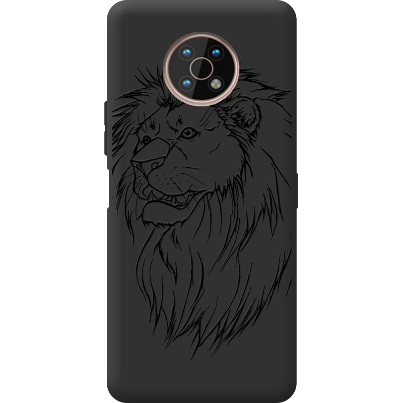 Черный чехол BoxFace Nokia G50 Lion