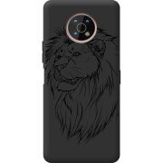 Черный чехол BoxFace Nokia G50 Lion