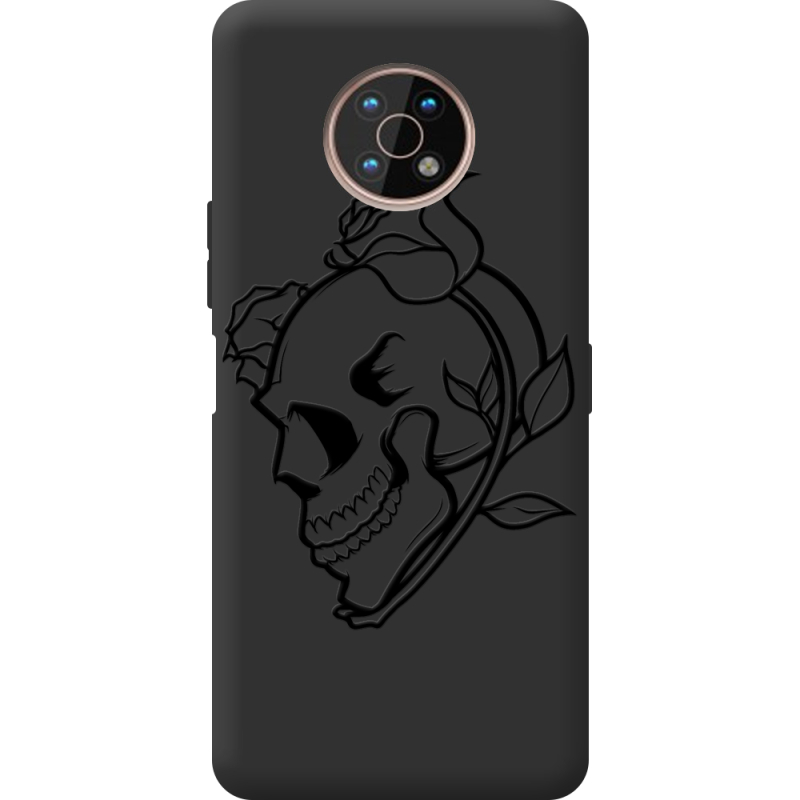 Черный чехол BoxFace Nokia G50 Skull and Roses