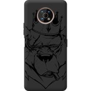 Черный чехол BoxFace Nokia G50 Bear King