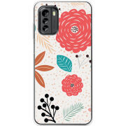 Чехол BoxFace Nokia G60 Line Flowers