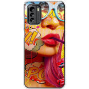 Чехол BoxFace Nokia G60 Yellow Girl Pop Art