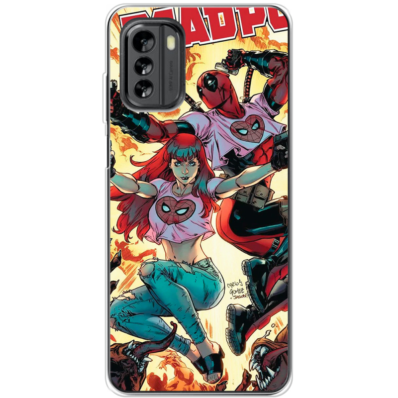 Чехол BoxFace Nokia G60 Deadpool and Mary Jane