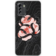 Чехол BoxFace Nokia G60 Snake Rose