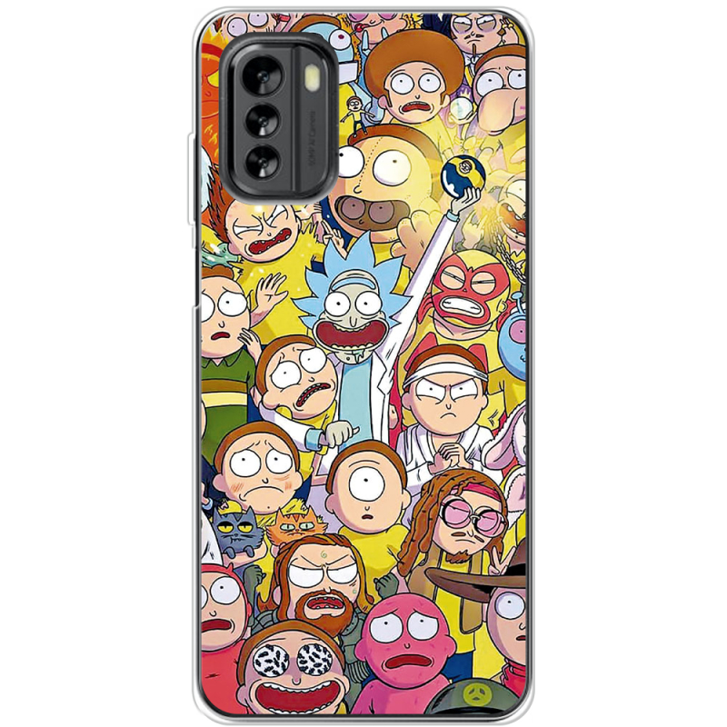 Чехол BoxFace Nokia G60 Rick and Morty