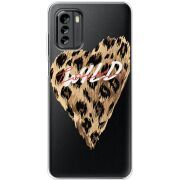 Прозрачный чехол BoxFace Nokia G60 Wild Love