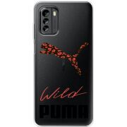 Прозрачный чехол BoxFace Nokia G60 Wild Cat