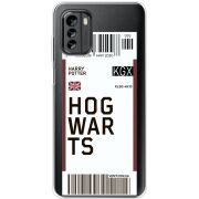 Прозрачный чехол BoxFace Nokia G60 Ticket Hogwarts
