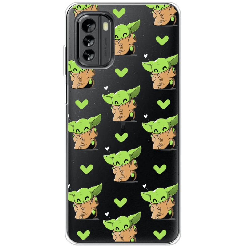 Прозрачный чехол BoxFace Nokia G60 Pattern Baby Yoda