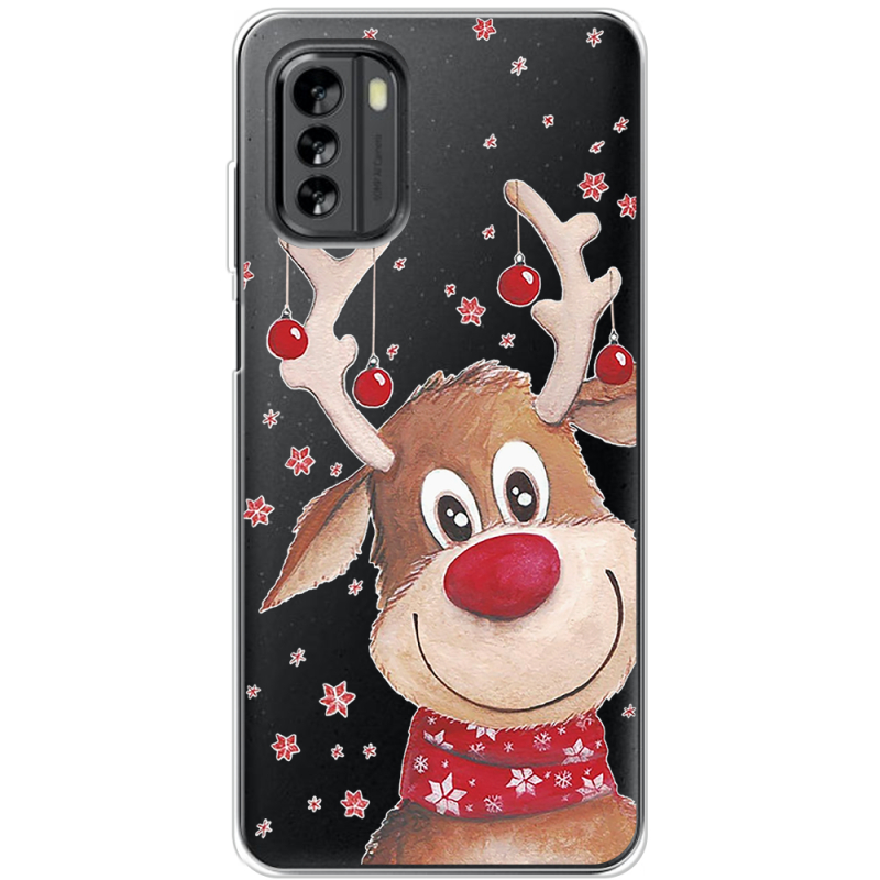 Прозрачный чехол BoxFace Nokia G60 Winter Deer