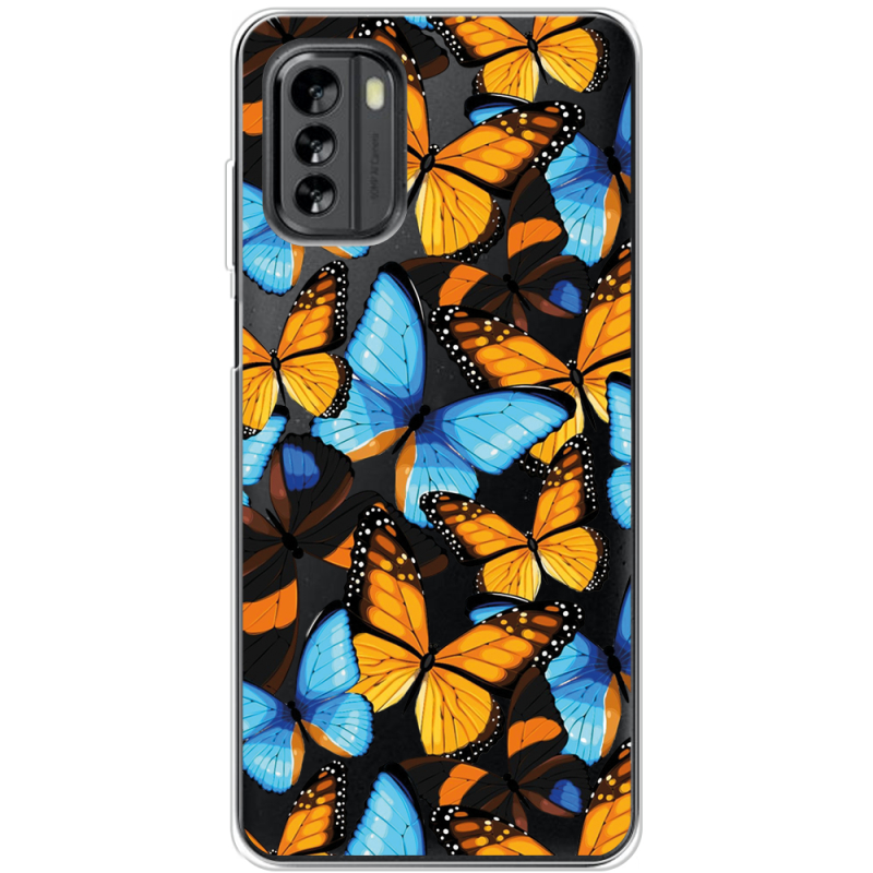 Прозрачный чехол BoxFace Nokia G60 Butterfly Morpho