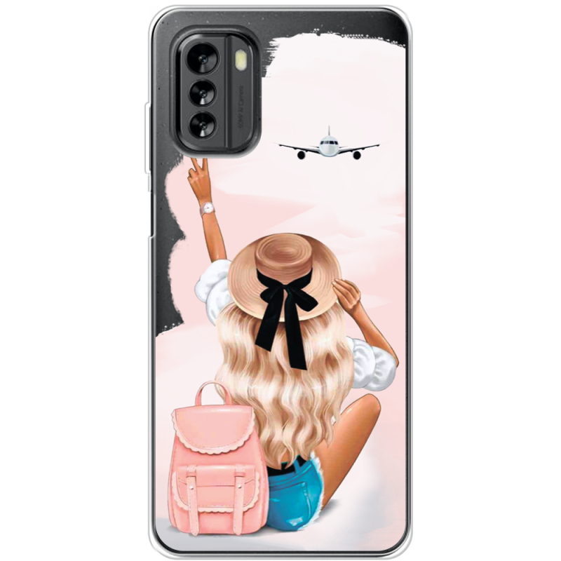 Прозрачный чехол BoxFace Nokia G60 Travel Girl