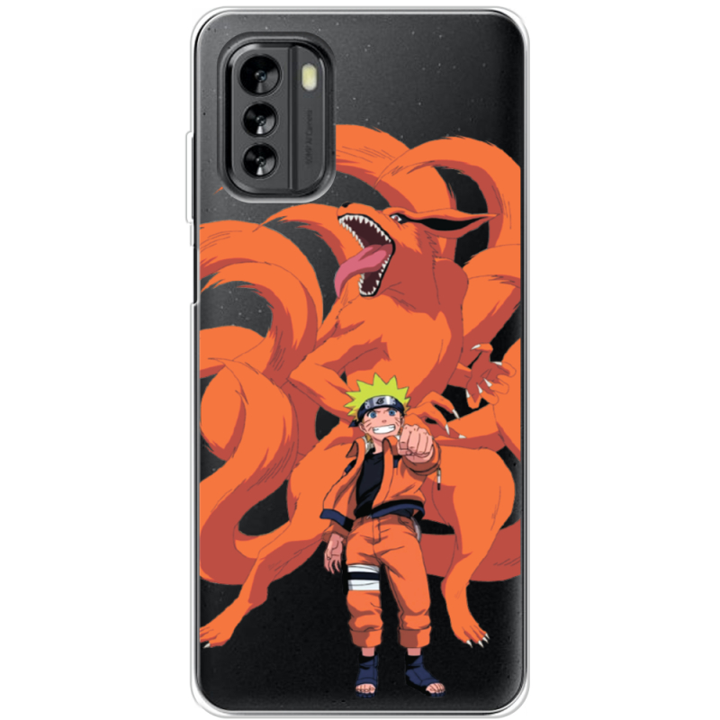 Прозрачный чехол BoxFace Nokia G60 Naruto and Kurama