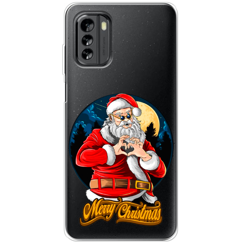 Прозрачный чехол BoxFace Nokia G60 Cool Santa