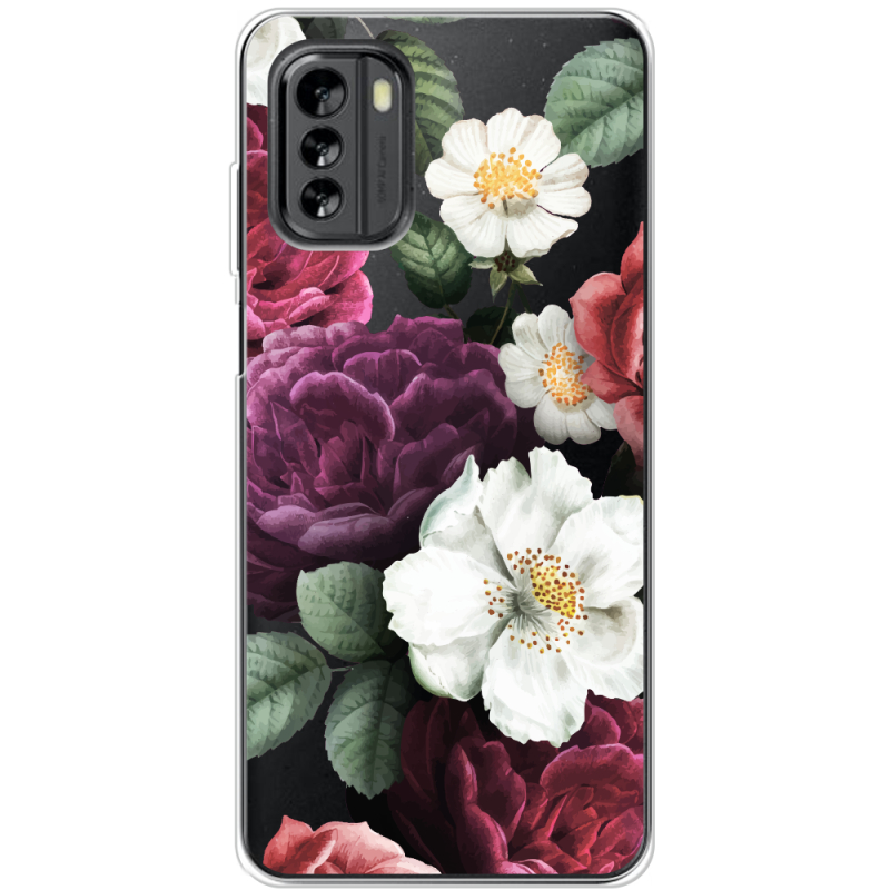 Прозрачный чехол BoxFace Nokia G60 Floral Dark Dreams