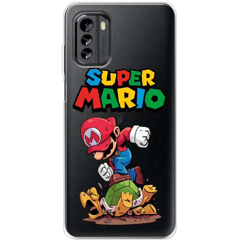 Прозрачный чехол BoxFace Nokia G60 Super Mario