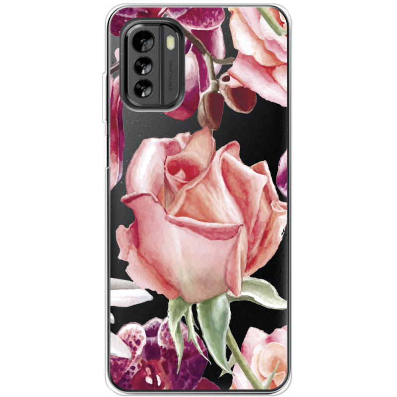 Прозрачный чехол BoxFace Nokia G60 Rose