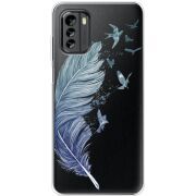 Прозрачный чехол BoxFace Nokia G60 Feather