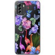 Прозрачный чехол BoxFace Nokia G60 Flamingo