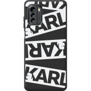 Черный чехол BoxFace Nokia G60 White Karl