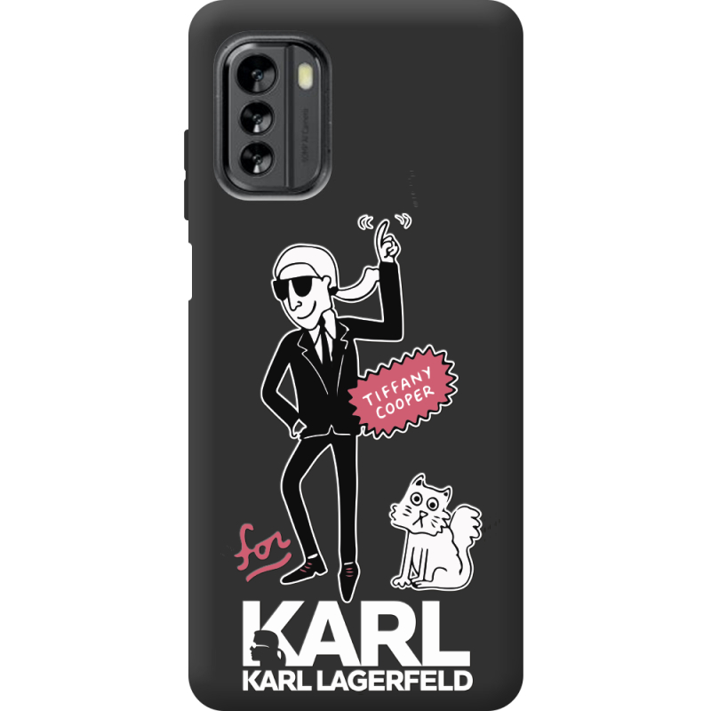 Черный чехол BoxFace Nokia G60 For Karl